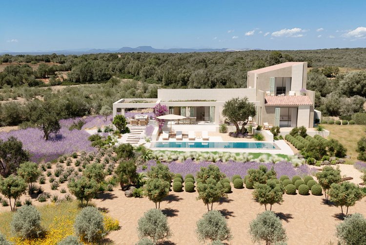 Moderne Finca in Ses Salines zu verkaufen