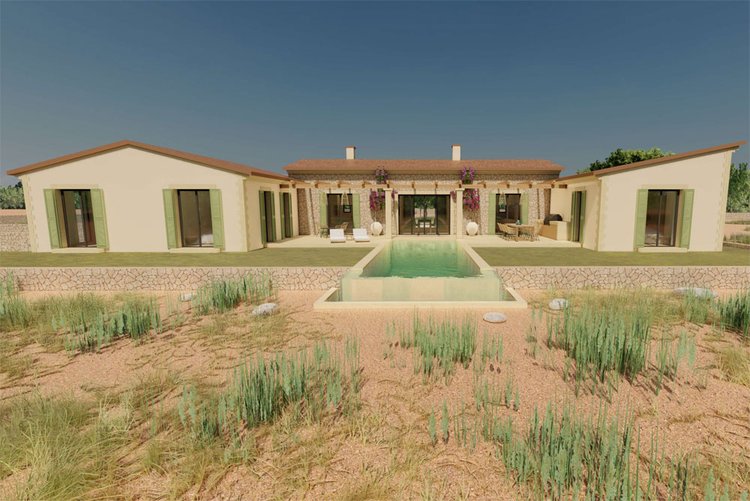 Finca-Grundstück in Cala Llombards zu verkaufen