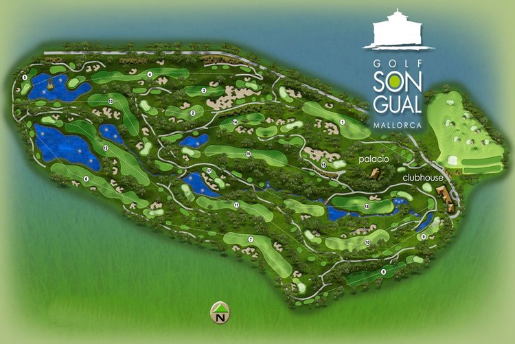 Casas para la venta en el campo de golf Son Gual en Palma de Mallorca
