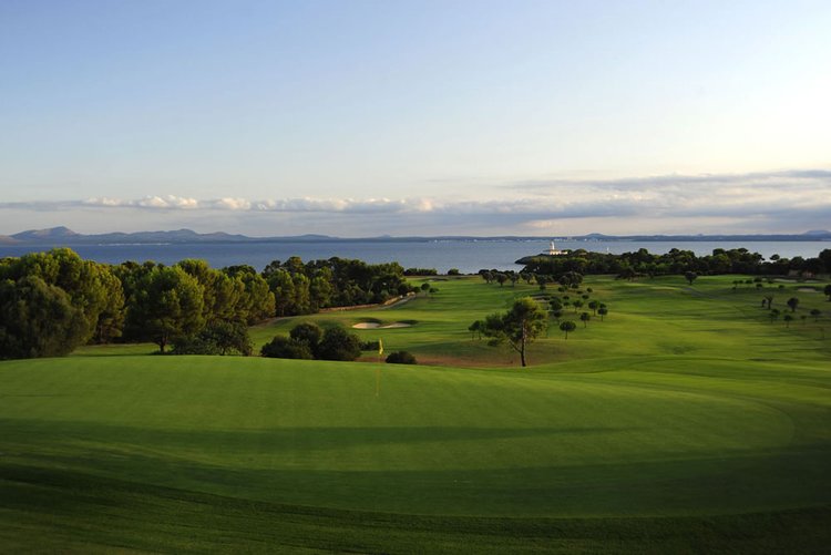 Alcanada golf course in Purto de Alcudia in the north of Mallorca