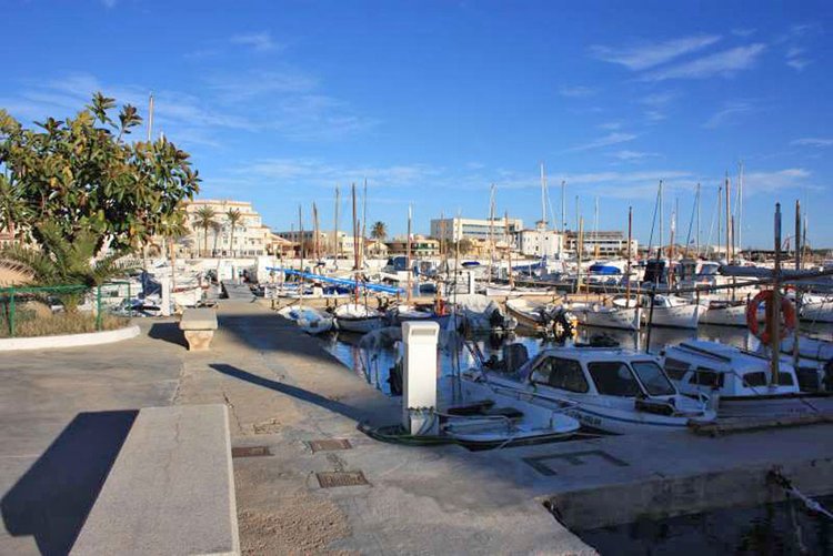 Hafen Cala Gamba Beschreibung und Koordinaten