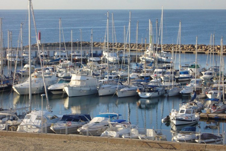 Port in the south of Mallorca Can Pastilla