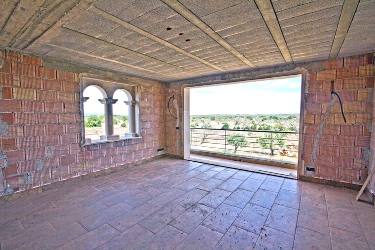 Casa de campo con vistas al mar en venta en Ses Salines