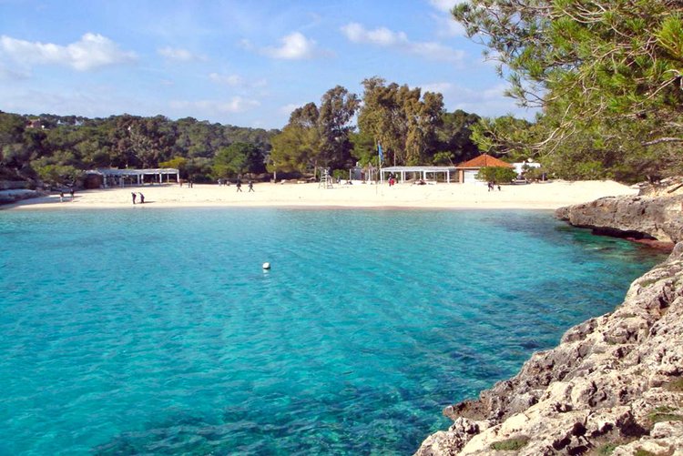 Cala Mondrago Santanyi Beschreibung Bucht und Strand
