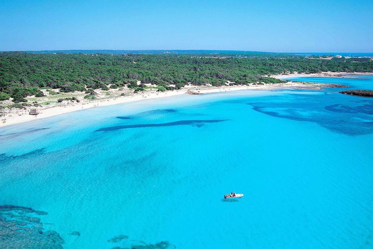 Sandstrand Es Trenc Dünenstrand mit FKK Möglichkeit auf Mallorca