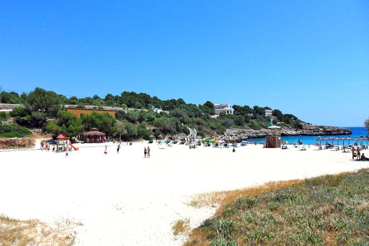 Cala Marcal Strand von Portocolom im Südosten von Mallorca