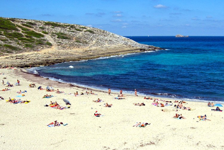 Calatorta Strand bei Arta auf Mallorca